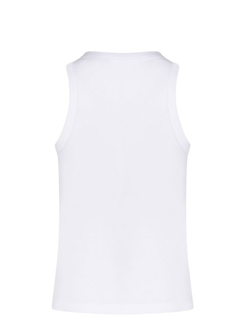 SLIM FIT TOP DONDUP | DS071.JS0314D.XXX000 BIANCO